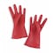 Salisbury Electrical-Insulating Gloves, 500V AC, 750V DC, Rubber, 11" Length, Red, Size 9 E0011R/9 - alternate 1