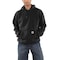 Carhartt Hooded Sweatshirt, Black, Cotton/PET, 3XL K121-BLK 3XL REG - alternate 3