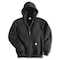 Carhartt Hooded Sweatshirt, Black, Cotton/PET, 2XL K122-BLK XXL REG - alternate 1