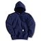 Carhartt Hooded Sweatshirt, Navy, XL Tall K121-472 XLG TLL - alternate 1