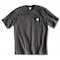 Carhartt Men's T-Shirt, Cotton, Pullover, 1 Pocket(s), Black, L K87-BLK LRG REG - alternate 1
