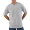 Carhartt Men's T-Shirt, 100% Cotton, Pullover, 1 Pocket(s), Gray, S K87-HGY SML REG - alternate 6