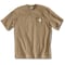 Carhartt Men's T-Shirt, 100% Cotton, Pullover, 1 Pocket(s), Tan, M K87-DES MED REG - alternate 1