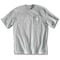 Carhartt Men's T-Shirt, 100% Cotton, Pullover, 1 Pocket(s), Gray, S K87-HGY SML REG - alternate 1