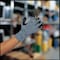 Showa Coated Gloves, Natural Rubber Latex, Crinkled, Palm, 4 Abrasion Level, Blue/Gray, S (7) 1 PR 300S07 - alternate 5