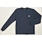 Carhartt Men's Long Sleeve Pocket T-Shirt, Cotton, Pullover, 1 Pocket(s), Navy, M K126-NVY MED REG - alternate 2