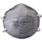 3M Particulate Respirator, R95, Nuisance Organic Vapor, Molded, Non-Adj. Straps, Nose Clip, M, PK20 8247 - alternate 1