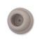 Zoro Select Concave Door Stop, Rubber, Gray, 1-7/8"H x 5/8"W 4JG95 - alternate 2