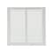 Zoro Select Ceiling/Wall Return Air Grille, 12 in W x 12 in H Opening, 402cfm, White, Steel, 1 Way, Surface Mount 4JRR8 - alternate 1