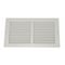 Zoro Select Ceiling/Wall Return Air Grille, 14 in W x 14 in H Opening, 540cfm, White, Steel, 1 Way, Surface Mount 4JRT1 - alternate 2