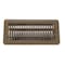Zoro Select Lay-In Floor Register, 10 in W x 4 in H Opening, 170 cfm, Brown, Steel, One-Way Airflow 4JRR4 - alternate 1