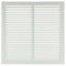 Zoro Select Ceiling/Wall Return Air Grille, 14 in W x 14 in H Opening, 540cfm, White, Steel, 1 Way, Surface Mount 4JRT1 - alternate 1
