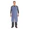 Ansell Bib Apron, Vinyl, Blue, 47 in, Universal 56-009 - alternate 1