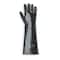 Ansell Solvex 19-024 Chemical Resistant Gloves, Neoprene, 17 3/4 in L, 85 mil, Black, 8, 1 PR 19-024 - alternate 2