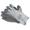 Showa Coated Gloves, Natural Rubber Latex, Crinkled, Palm, 3 Abrasion Level, Gray, XL 1 PR 451XL-10 - alternate 5