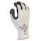 Showa Coated Gloves, Natural Rubber Latex, Crinkled, Palm, 3 Abrasion Level, Gray, L 1 PR 451L-09 - alternate 1