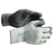 Showa Coated Gloves, Natural Rubber Latex, Crinkled, Palm, 3 Abrasion Level, Gray, L 1 PR 451L-09 - alternate 5