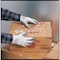 Showa Coated Gloves, Natural Rubber Latex, Crinkled, Palm, 3 Abrasion Level, Gray, L 1 PR 451L-09 - alternate 7