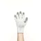 Showa Coated Gloves, Natural Rubber Latex, Crinkled, Palm, 3 Abrasion Level, Gray, L 1 PR 451L-09 - alternate 2
