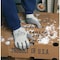 Showa Coated Gloves, Natural Rubber Latex, Crinkled, Palm, 3 Abrasion Level, Gray, L 1 PR 451L-09 - alternate 4