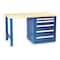 Vidmar Cabinet Pedestal, 30 x 28-3/4 x 33H, Blue SCU1023A-FTKADB - alternate 2