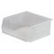 Akro-Mils Hang & Stack Storage Bin, 11 in W x 10-7/8 in L x 5 in H, 50 lb Load Capacity, Clear, Plastic 30235SCLAR - alternate 1