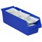 Akro-Mils Shelf Storage Bin, Plastic, Blue, 6 in H, 6 5/8 in W, 17 7/8 in L 30098BLUE - alternate 2