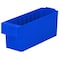 Akro-Mils Drawer Storage Bin, Plastic, Blue, 4 5/8 in H, 3 3/4 in W, 11 5/8 in L 31142BLU - alternate 1
