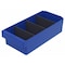 Akro-Mils Drawer Storage Bin, Plastic, Blue, 4 5/8 in H, 8 3/8 in W, 17 5/8 in L 31188BLU - alternate 2