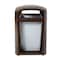 Rubbermaid Commercial Landmark Series(R) 35 gal Square Outdoor Can, Sable, None, Plastic, 26 in FG397000SBLE - alternate 5