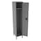Tennsco Wardrobe Locker, 15 in W, 18 in D, 78 in H, (1) Tier, (1) Wide, Gray STK-151872-1 GRAY - alternate 1