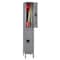 Tennsco Wardrobe Locker, 12 in W, 18 in D, 78 in H, (1) Wide, (2) Tier, Gray DTS-121836-1MG - alternate 6