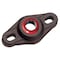 Igus 2 Mount Holes, Rhombus, 2 Bolt Flange Bearing, Spherical Plain, 1/2 in Dia, Polymer EFOI-08 R - alternate 1