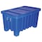 Myton Industries Bulk Container 8.7 cu ft Volume Cap., 43 in L, 26 1/2 in W, 24 in H, Plastic, Blue 4LMD1 - alternate 3