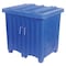 Myton Industries Bulk Container 23 cu ft Volume Cap., 42 in L, 34 in W, 42 in H, Plastic, Orange MTH-4ORANGE - alternate 2