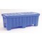 Myton Industries Ribbed Wall Container 7 cu ft Volume Cap., 51 1/2 in L, 22 1/2 in W, 19 in H, Plastic, Blue 4LMC2 - alternate 3