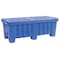 Myton Industries Ribbed Wall Container 7 cu ft Volume Cap., 51 1/2 in L, 22 1/2 in W, 19 in H, Plastic, Blue 4LMC2 - alternate 1