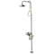 Speakman Emergency Shower Combination, Floor Mount, Stainless Steel Pipe, 93.75 H, Stainless Steel Bowl SE-626 - alternate 2