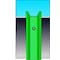 Tapco Sign Post, U-Channel, , Steel Green, Powder Coated, 7 ft. L, 7/8" D 054-00010 - alternate 3