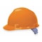 Msa Safety V-Gard Front Brim Hard Hat, Slotted, Cap Style, Type 1, Class E, Staz-On Pinlock Suspension, Orange 463945 - alternate 1