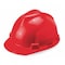 Msa Safety Hard Hat, V-Gard(R), Polyethylene, 4 Point Pinlock, Type 1, Class E, Red 463947 - alternate 1