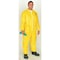 Dupont Coverall. Collar. Stormflap. Elastic Wrists and Ankles. Yellow. MD QC125SYLMD001200 - alternate 4