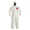 Dupont Standard Fit Hood. Elastic Wrists and Ankles. Storm Flap with Adhesive Closure. White. 2X SL127BWH2X001200 - alternate 1