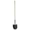 Westward 14 ga Round Point Shovel, Steel Blade, 48 in L, Natural Wood Handle 4LVT3 - alternate 1