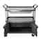 Rubbermaid Commercial Enclosed Service Cart, 300 lb Load Capacity, 2 Shelves, 40 5/8 in L, 20 in W, 37 13/16 in H FG409400GRAY - alternate 2