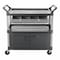 Rubbermaid Commercial Enclosed Service Cart, 300 lb Load Capacity, 2 Shelves, 40 5/8 in L, 20 in W, 37 13/16 in H FG409400GRAY - alternate 7
