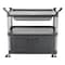 Rubbermaid Commercial Enclosed Service Cart, 300 lb Load Capacity, 2 Shelves, 40 5/8 in L, 20 in W, 37 13/16 in H FG409400GRAY - alternate 1