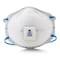 3M Particulate Respirator, P95, Nuisance Acid Gas, Cool Flow Valve, Molded, Metal Nose Clip, M, PK10 8576 - alternate 6