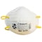 3M Particulate Respirator, N95, Molded, Dual, Non-Adjustable, Metal Nose Clip, S, PK20 8110S - alternate 1