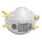 3M Particulate Respirator, N95, Molded, Dual, Non-Adjustable, Metal Nose Clip, S, PK20 8110S - alternate 11